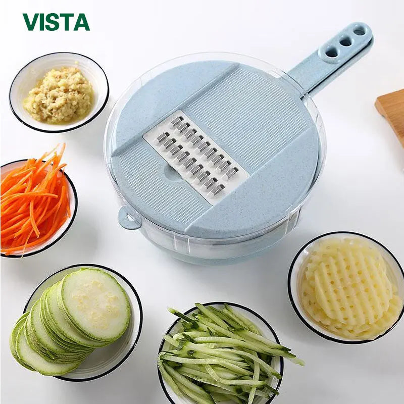 12-in-1 Vegetable Chopper – Fast, Easy & Safe Food Prep